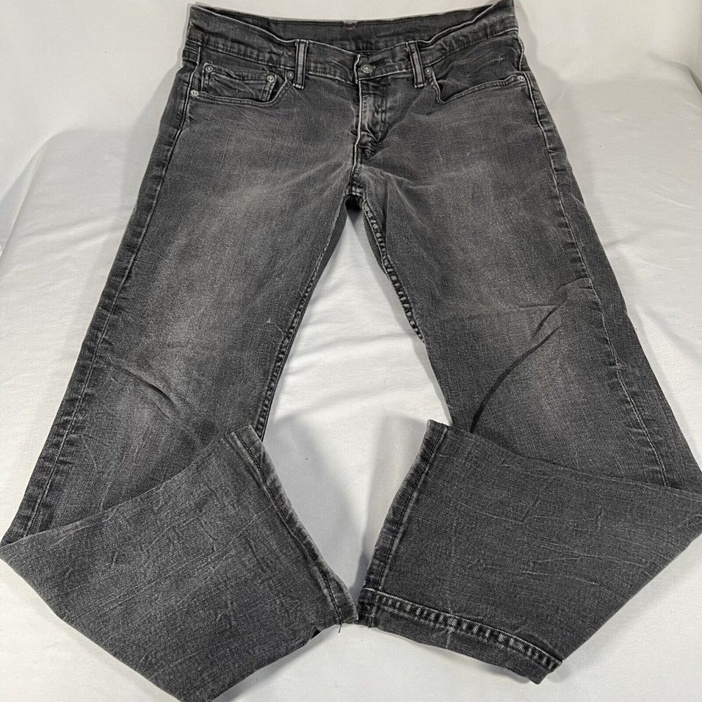 Levi’s 511 33x30 Straight Leg Dark Wash Gray